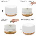 GDAS 02390YK Dispensador de Aceite Esencial y Fragancia con Control Remoto y Humidificador Ultrasónico - Imagen 5