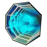 Pantalla de Espejo Infinito con Ventilador Holográfico 3D