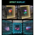 Pantalla de Espejo Infinito con Ventilador Holográfico 3D - Imagen 7