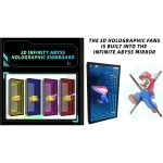 Pantalla de Espejo Infinito con Ventilador Holográfico 3D - Imagen 9