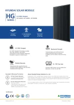 Hyundai Panel Solar HiE-S435HG de 435W Marco Negro - Imagen 3