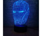 Iron Man - Lampada olografica con illuminazione ottica 3D - Imagen 2