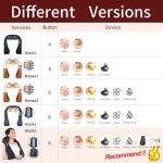 JinKaiRui Masaje Shiatsu Eléctrico en Forma de U con Calentador Infrarrojo (envoltura de regalos) - Imagen 8