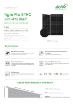 Jinko Solar Panel solar 410 Watt JKM410M-54HL4-V Marco Negro - Imagen 3