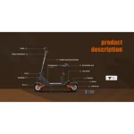 KUKIRIN G2 Max Patinete Eléctrico Plegable con Motor de 1,000 W - Imagen 6