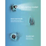 KuKirin C1 Scooter Eléctrico Plegable con Neumático Gordo - Imagen 9