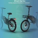 Kukirin V1 PRO Bicicleta Eléctrica Plegable con Neumáticos Gordos - Imagen 13