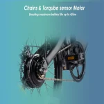 Kukirin V1 PRO Bicicleta Eléctrica Plegable con Neumáticos Gordos - Imagen 9