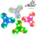 Fidget Spinner con Luz LED y Altavoz Bluetooth