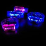 Pulsera LED con Letras que Iluminan y Destellan