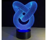 Nudo de Amor - Lampada olografica con illuminazione ottica 3D - Imagen 3