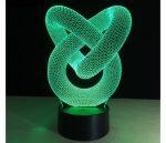 Nudo de Amor - Lampada olografica con illuminazione ottica 3D - Imagen 2