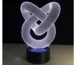 Nudo de Amor - Lampada olografica con illuminazione ottica 3D - Imagen 4