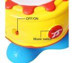 Tambor Musical con Luz para Bebés con Rotación de 360° - Imagen 3