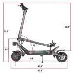Nanrobot N6 Patinete Eléctrico Plegable con Motores Duales de 1000 W (2000 W) - Imagen 9