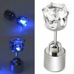 Pendientes LED que Parpadean con Piedra de Zirconia Cúbica - Imagen 3
