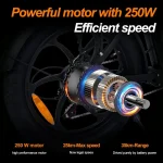 OneSport BK6 Bicicleta Eléctrica Plegable - Imagen 2