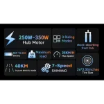 OneSport OT18 Bicicleta Urbana Eléctrica - Imagen 7