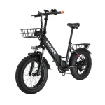 PHILODO H4 Plegable Bicicleta Eléctrica Step-Thru de Neumáticos Gordo - Imagen 11
