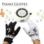 Guantes interactivos de música de piano