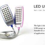 Mini luz LED flexible con 28 LED para computadora portátil y fija
