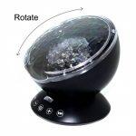 Luz de Noche de Proyección de Ola Oceánica con Reproductor de Música - Imagen 10