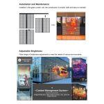 Pantalla LED transparente – Cortina para Vitrinas de Tiendas (m2) - Imagen 4