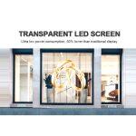 Pantalla LED transparente – Cortina para Vitrinas de Tiendas (m2)