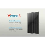 Trina Panel solar 430 Watt TSM-430 DE09R.08W Marco Negro - Imagen 2