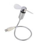 Mini flexible USB LED Ventilador para Computadora Portátil y Fija - Imagen 5
