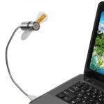 Mini flexible USB LED Ventilador para Computadora Portátil y Fija - Imagen 7