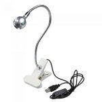 Lámpara de Oficina Flexible USB con 3 LED para Computadora Portátil y Fija - Imagen 4