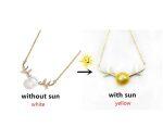 UV Collar Cadena con Perla y Cambio de Color - Imagen 2