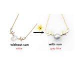 UV Collar Cadena con Perla y Cambio de Color - Imagen 3