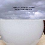 Botella de Cristal de Pronóstico del Tiempo con Luces led de Colores - Imagen 4