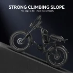 Z8 Bicicleta de Nieve Eléctrica con Neumáticos Anchos y Motor de 500 Vatios - Imagen 9