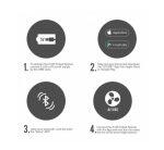 AITURE Bluetooth LED Fidget Spinner Móvil controlados - Imagen 5