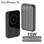CASEIER 15W Banco de Energía Magnético Inalámbrico para iPhone 12 Series - Imagen 15