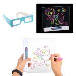 Tablero de Diseño Mágico Brillante con Marcadores de Neón - Imagen 3