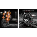 iENYRID ES20 Scooter Eléctrico Todoterreno con Motores Duales de 1200W - Imagen 9