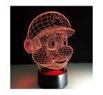 Super Mario - Lámpara holográfica con iluminación óptica 3D