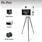DSLR photo booth with printer