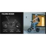 foldable electric bike easy to carry and store