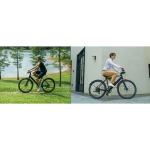 city electric bike with dual hydraulic disc brakes