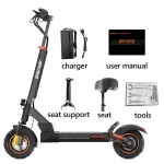 electric scooter with multiple accessories