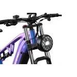 electric bike with a large headlight