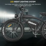 electric bike with bright LED lights