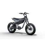 electric bike with comfortable saddle
