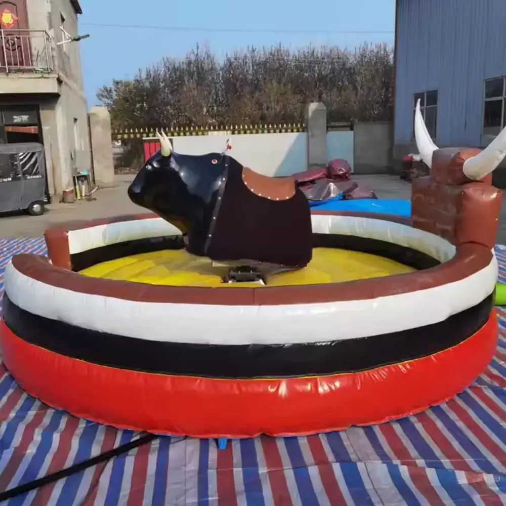 Inflatable Mechanical Rodeo Bull Ride interactive rodeo ride