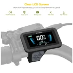 bicicleta eléctrica con pantalla lcd